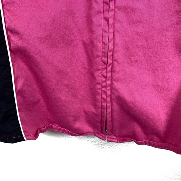 Harley Davison Size. L Pink, Black & White ZIP Top - Picture 5 of 5